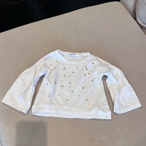 Splendid white sweatshirt with stars, 2T